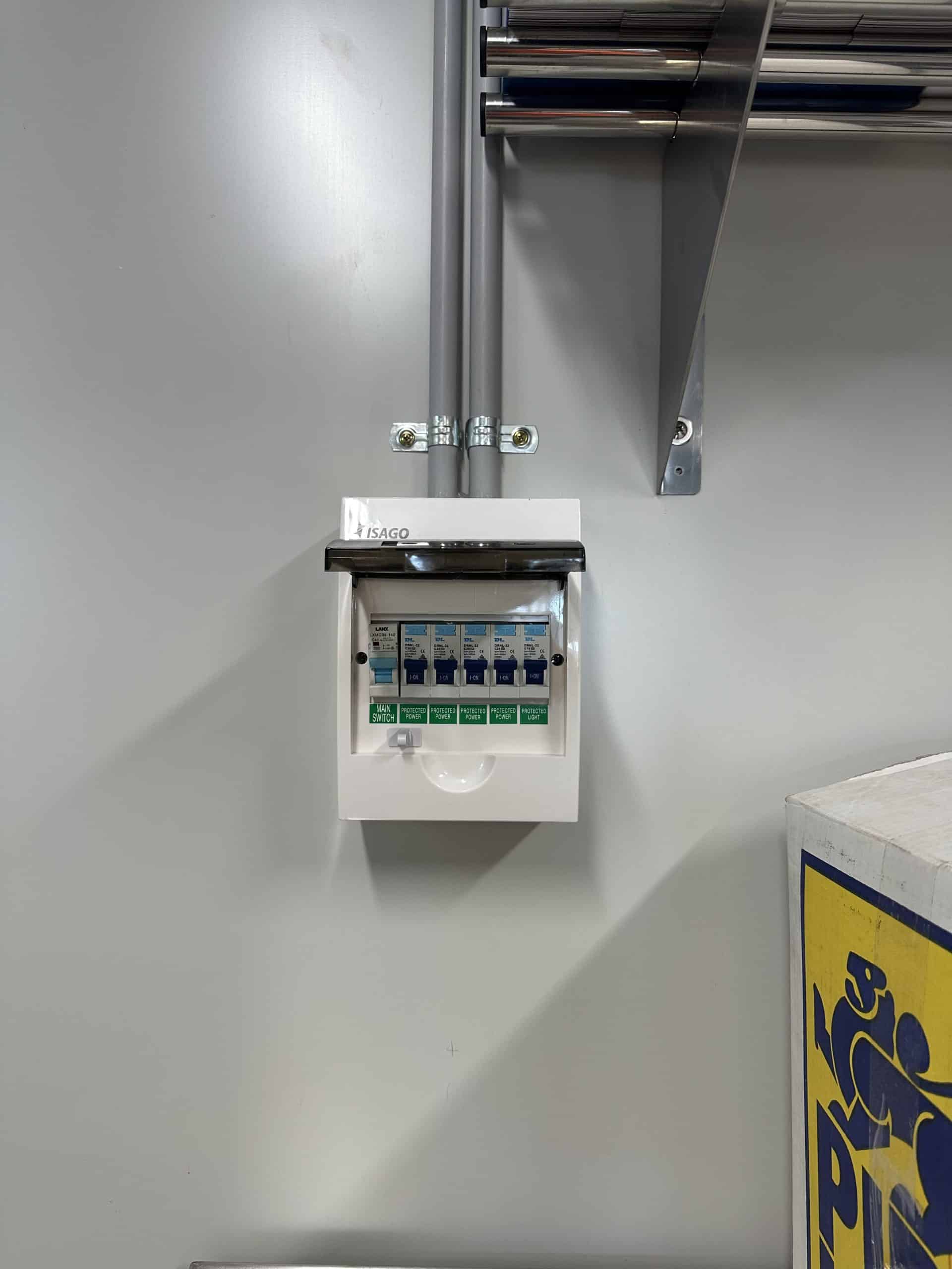 switchboard installation commercial kitchen